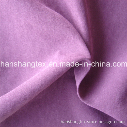Poly Woven Suede Fabric for Leather Base (HS)